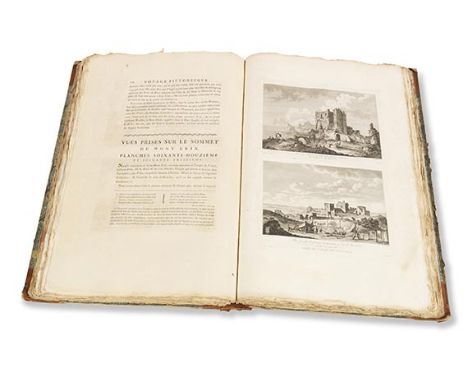 Jean Claude Richard de Saint-Non     Voyage pittoresque ou description des Royaumes de Naples et de Sicile. Bd. IV/1 (von 5).