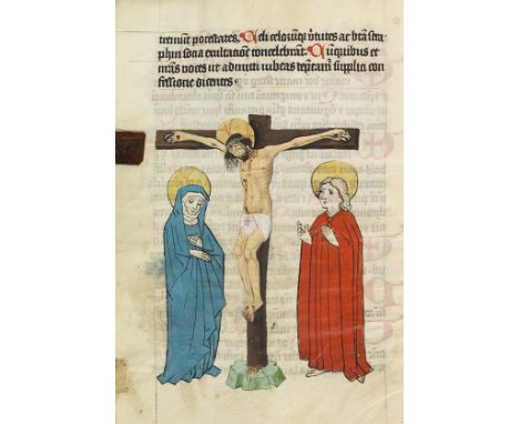Missale    Manuale Sacerdotum. Lateinische Handschrift auf Pergament. Süddeutschland (vermutlich Regensburg), zweite Hälfte d
