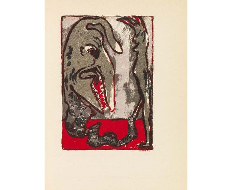 Gustav Schiefler     Das graphische Werk Emil Noldes bis 1910 (-1925). 2 Bände. Berlin, J. Bard 1911 (Band I) und Euphorion V