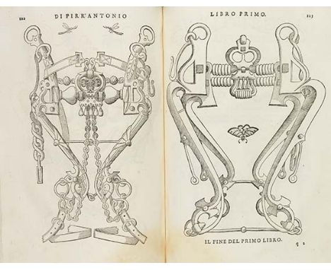 Pirro Antonio Ferraro     Cavallo frenato .. Diviso in quattro libri. Con discorsi notabili, sopra briglie, antiche, &amp; mo