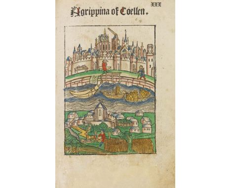 Köln-Chronik   &nbsp; Cronica van der hilliger Stat Coellen. Köln, Joh. Koelhoff d. J., 23. August 1499. - Erste Ausgabe der 