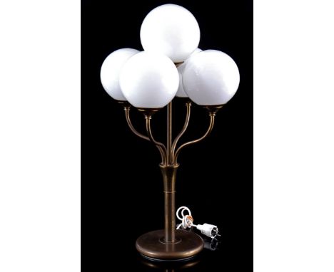 5-light table lamp in Art Deco style, 68 cm high