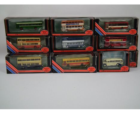 Exclusive First Edition - twelve 1.76 scale EFE Diecast Model Buses to include Daimler DMS O.K. Travel 25803, MCT Leyland Atl