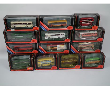 Exclusive First Edition - Sixteen 1.76 scale EFE Diecast Models Buses to include Leyland Atlantean Northern 16508, Leyland Be