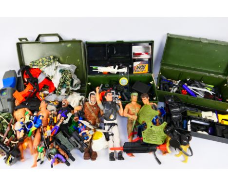 Hasbro - Action Man - A collection of modern Action Man figures and accessories, includes 7 x Action Men, 2 x Footlockers wit