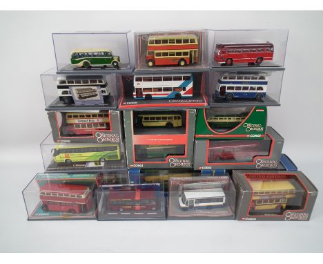 Corgi - The Originals Omnibus Company - eighteen 1.76 scale Diecast models Buses to include MCW Metrobus MKII- Wolverhampton 