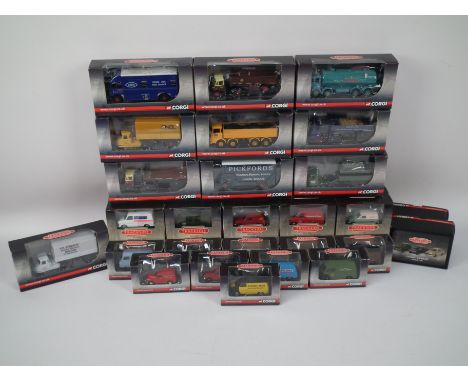 Corgi - Trackside - a collection of twenty seven 1.76 scale diecast model, that includes Thornycroft Nippy- British Rail Flat