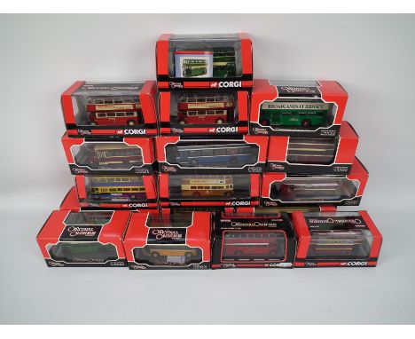 Corgi - The Originals Omnibus - Eighteen 1.76 Scale diecast models Buses to include OM41911 Leyland PD3/ Queen Mary Boroline,