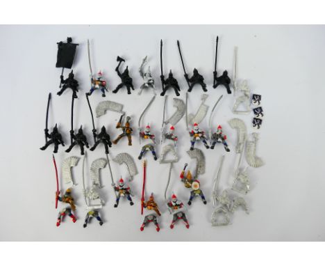 Warhammer - Games Workshop - Citadel - 24 loose unpainted Warhammer Empire metal mounted figures, predominately Kislev Winged