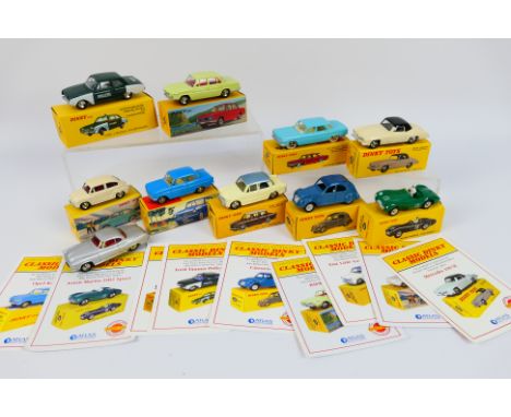 Atlas Editions - A boxed group of nine Atlas Editions 'Dinky Toys' diecast model vehicles, with an unboxed example. Lot inclu