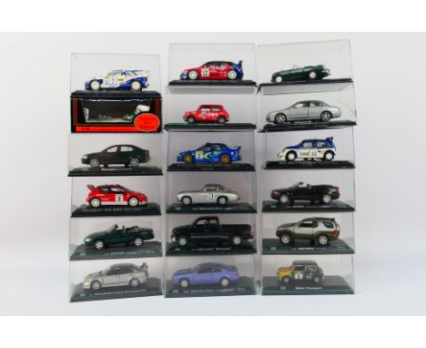 Exclusive First Editions - Hongwell - Schuco - a selection of twenty model cars of various sizes to include 1.43 scale Mitsub