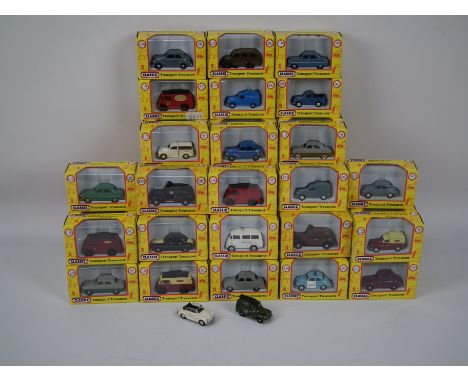Classix by Pocketbond  - thirty seven 1.76 scale Diecast Transport Treasure models to include Morris Minor Traveller Police P