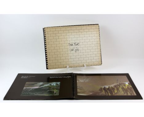 Pink Floyd - The Wall - Two Movie Promotional Books. The two spiral bound books of largely unseen design art for the aborted,