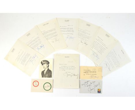 James Stewart (1908-1997) American Actor - Large archive collection of signed letters all addressed 'To Audrey', including 26