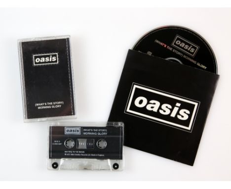 Oasis - (What's The Story) Morning Glory, Original promotional cassette C-CRE189P with the song ‘Step Out’ which was later re