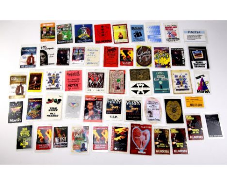 52 Music Backstage Passes for bands, artists &amp; events including 29th Grammy Awards, Bon Jovi, Sammy Hagar, Richie Sambora