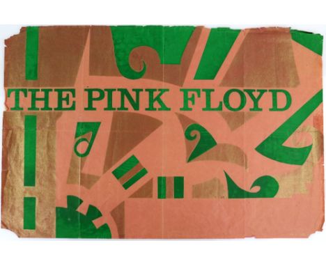 The Pink Floyd - Original Early concert poster used at their gig at Hull College of Art on Friday 9th June 1967, IBIS Designs