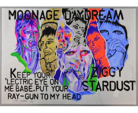 David Bowie 'Moonage Daydream Ziggy Stardust, Keep your 'lectric eye on me babe. Put Your Ray-Gun to my head' - Original post