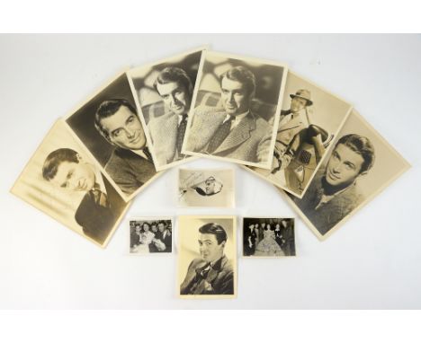 James Stewart (1908-1997) American Actor - Large archive collection of signed photographs including six 10 x 8 inch signed bl