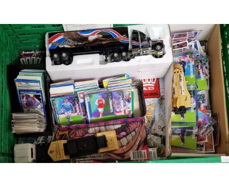 Collection of Pokemon trading cards: Magearna, Shinx etc. Also Harley Davidson/Kenworth 18 wheeler truck with COA (B.P. 21% +