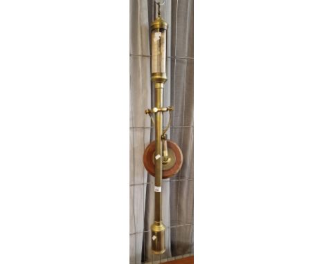 Reproduction brass stick barometer by Roselli of London (B.P. 21% + VAT) 