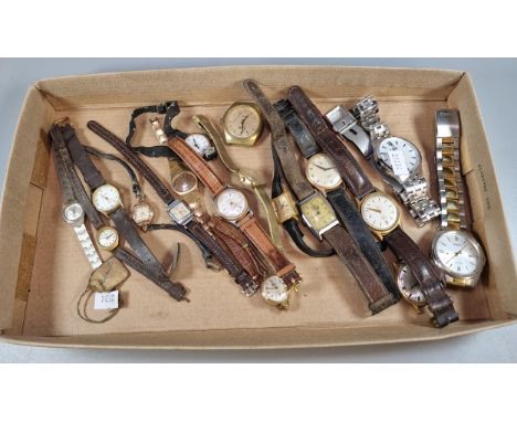Collection of vintage and other ladies and gents wristwatches, to include: Medana, Casio, Oris, J.W. Benson London etc. (B.P.