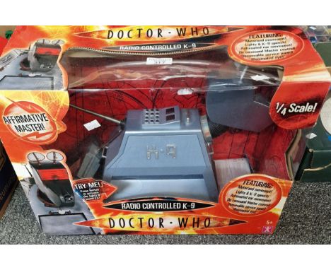 Doctor Who radio controlled K-9 with motorised movement in original box.  (B.P. 21% + VAT) 