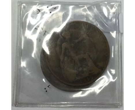 A 1919 H Penny and a 1919 K N Penny