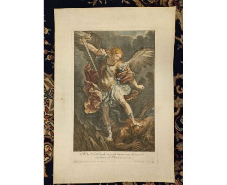 * Frei (Jakob, (1757-c.1806). Michael, et Angeli eius praeliabantur cum Dracone,... et projectus est Draco (Apoc. Cap. 12, V.