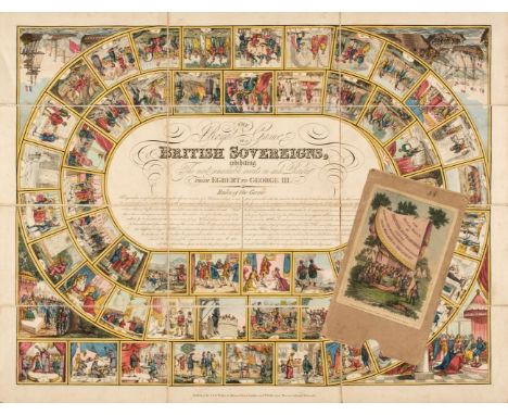 * Wallis (J. &amp; E., publisher). The Royal Game of British Sovereigns, exhibiting the most remarkable events in each reign 