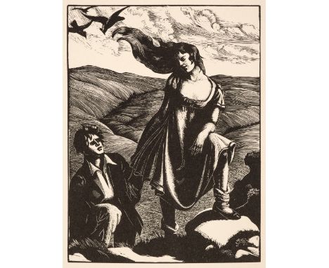 Leighton (Clare, illustrator). Wuthering Heights, by Emily Bronte, London: Duckworth, 1931, 12 wood-engravings, light partial