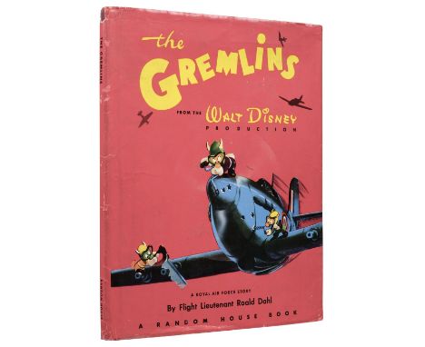 Dahl (Roald). The Gremlins, From The Walt Disney Production, 1st edition, New York: Random House, 1943, colour frontispiece, 