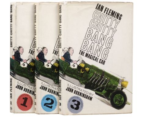 Fleming (Ian). Chitty Chitty Bang Bang, 3 volumes (volumes 1 &amp; 2 1st editions, volume 3 reprinted), London: Jonathan Cape