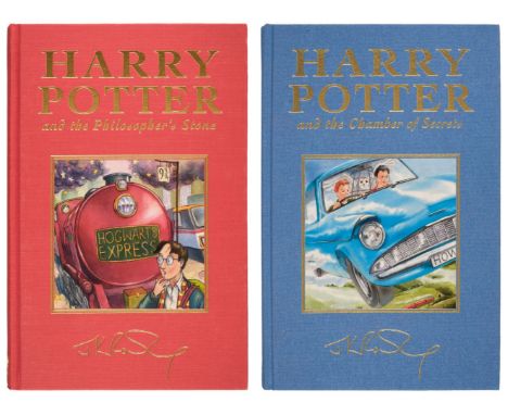 Rowling (J. K.). Harry Potter and the Philosopher's Stone, 1st deluxe edition, first printing, 1999, all edge gilt, original 