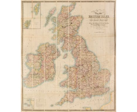 British Isles. Walker (J. &amp; C.). Map of the British Isles Showing the Cities, Borough &amp; Market Towns, The Principal V