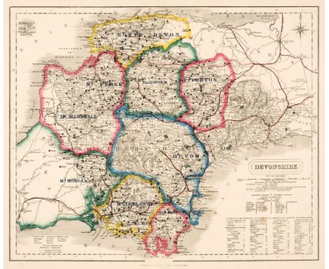 Walker (J. &amp; C., publishers). Hobson's Fox-Hunting Atlas containing separate Maps of every County in England and the thre