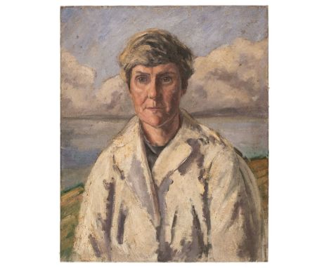 * Powys (Gertrude Mary, ). Portrait of Catherine Edith Philippa 'Katie' Powys, 1929, oil on canvas, identified, initialled an