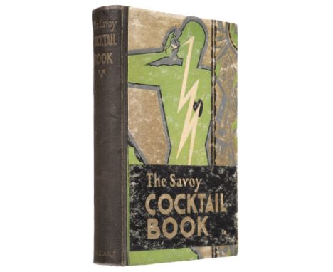 Craddock (Henry). The Savoy Cocktail Book, 1st edition, 1st issue, London: Constable, 1930, colour illustrations throughout b