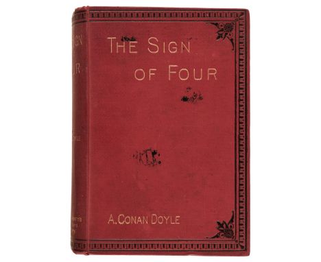 Doyle (Arthur Conan). The Sign of Four, 1st edition, 1st issue, London: Spencer Blackett, 1890, 1st issue with misprints '13'