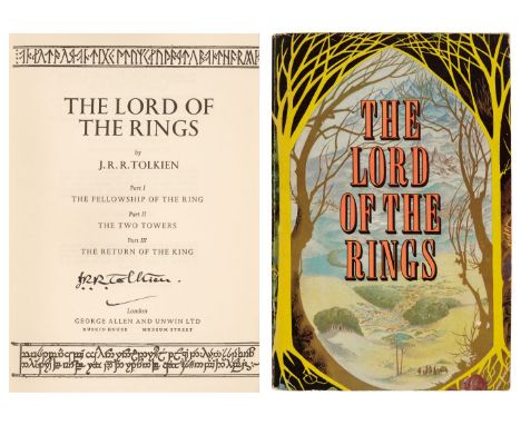 Tolkien (J. R. R.). The Lord of the Rings, 1st one volume edition, London: George Allen and Unwin, 1968, signed by the author