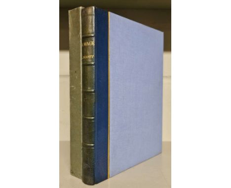 Scott (Kathleen). Homage. A Book of Sculpture by K. Scott (Lady Kennet), with a commentary by Stephen Gwynn, 1st edition, Lon