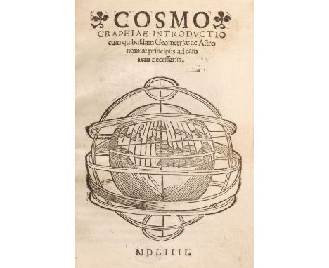 [Apianus, Petrus]. Cosmographiae introductio cum quibusdam Geometriae ac Astronomiae principiis ad eamrem necessaris, Venice: