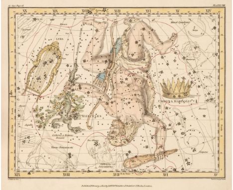 Jamieson (Alexander). A Celestial Atlas Comprising a Systematic Display of the Heavens in a Series of Thirty Maps Illustrated