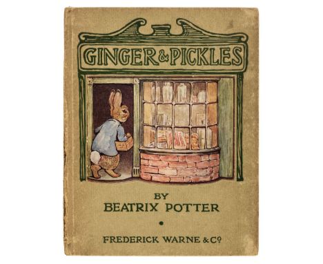 Potter (Beatrix). Ginger &amp; Pickles, 1st edition, London and New York, 1909, 10 colour plates, illustrations, occasional m