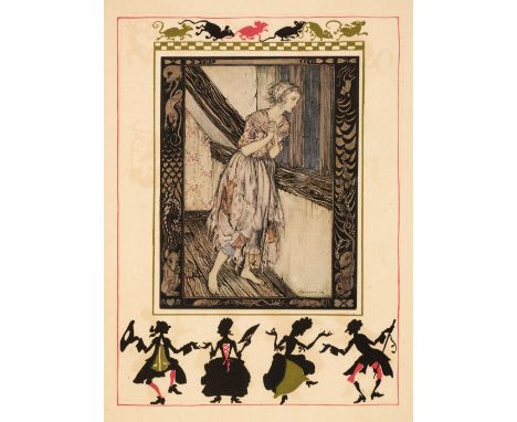 Rackham (Arthur, illustrator). Cendrillon, d'Apres Ch. Perrault, Paris: Librairie Hachette (1919), tipped-in colour frontispi