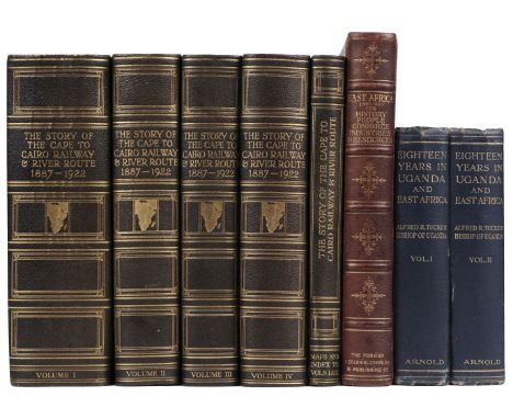 Weinthal (Leo, editor). The Story of the Cape to Cairo Railway and River Route, from 1887 to 1822, 5 volumes, 1st edition, Lo