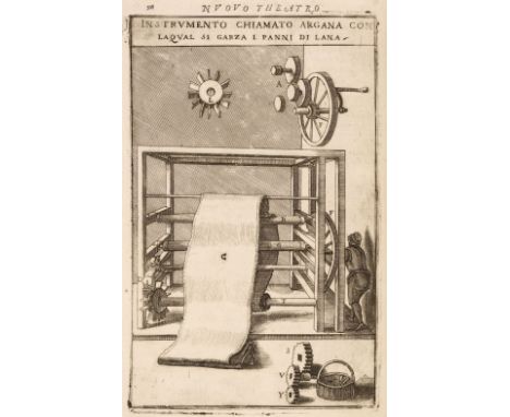 Zonca (Vittorio). Novo Teatro di Machine et Edificii per varie et sicure operationi, 2nd edition, Padua: Francesco Bertelli, 