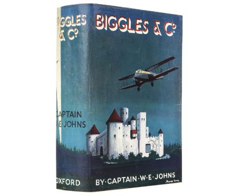 Johns (W.E). Biggles &amp; Co, 1st edition, London: Oxford University Press, 1936, colour frontispiece, 6 black and white ill
