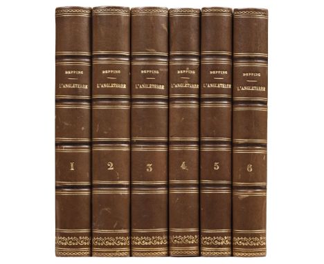 Depping (George Bernhard). L'Angleterre ou Description historique et topographique du Royaume Uni de la Grand-Bretagne, 6 vol