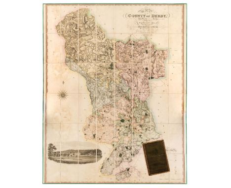 Derbyshire. (Greenwood (C. &amp; J.), Map of the County of Derby, from an actual survey made in the years 1824 &amp; 1825...,